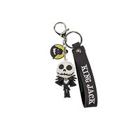 Peers Hardy Porte-clés 3D Disney L'Étrange Noël de Monsieur Jack Noir et blanc, chaîne Taille unique