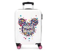 Disney Minnie Magic Valise Trolley Cabine Blanc 37x55x20 cms Rigide ABS Serrure à combinaison 33L 2,8Kgs 4 roues doubles Bagage à main
