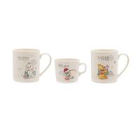 Disney Magical Beginnings Lot de 3 tasses Maman, papa et bébé