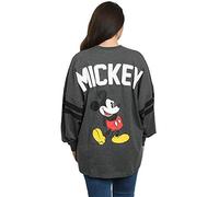 Disney Maillot à Manches Longues Mickey Minnie Mouse - Gris - Large