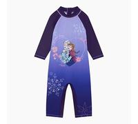 Disney Maillot de bain 1 pièce pour fille La Reine des Neiges Anna et Elsa 2-8 ans, Frozen, 4-5 ans