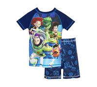 Disney - Maillot de Bain Deux pièces - Toy Story - Garçon - Bleu - 4-5 Ans