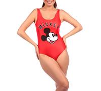 Disney - Maillot de Bain - Mickey Mouse - Femme - Rouge - Medium