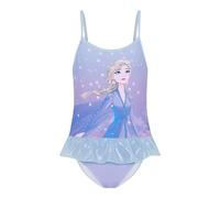 Disney Maillot De Bain Reine des Neiges, Maillot Fille à Volant Elsa 3-4 Ans