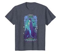 Disney Maleficent The Sorceress Deep Purple T-Shirt, Enfant, Bleu Chiné, 2 ans