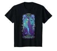 Disney Maleficent The Sorceress Deep Purple T-Shirt, Enfant, Noir, 12 ans