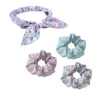 Disney Marie Ensemble de Beauté, Comprend 1 Bandana, 3 Chouchous pour Cheveux, Ensemble D'accessoires pour Cheveux Aristochats pour Filles, Cadeau pour Fille - Bleu
