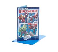 Disney Marvel Avengers Carte d'anniversaire Motif personnages Disney
