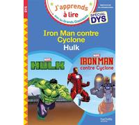 Disney - Marvel - Hulk / Iron Man contre Cyclone - Spécial DYS (dyslexie) - Isabelle Albertin - Hachette Education - broché - Scolaire / Universitaire