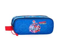 Marvel Disney Shield Trousse pour Enfant de Joumma Bags., Bleu, Trousse Double