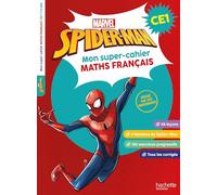 Disney - Marvel - Spider-Man - Mon super-cahier Maths Français - CE1 - Léopaul Amcar - Hachette Education - broché - Scolaire / Universitaire