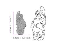 Disney-Matrices De Découpe En Métal Pour Bricolage,Album De Scrapbooking 3d,Décoration De Carte De Vministériels X,Modèle De Princesse Naine Créative,Nouveau,2022.M.73.662mmx34.151mm
