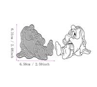 Disney-Matrices De Découpe En Métal Pour Bricolage,Album De Scrapbooking 3d,Décoration De Carte De Vministériels X,Modèle De Princesse Naine Créative,Nouveau,2022.M.65.836mmx63.097mm