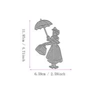 Disney-Matrices De Découpe En Métal Pour Bricolage,Album De Scrapbooking 3d,Décoration De Carte De Vministériels X,Modèle De Princesse Naine Créative,Nouveau,2022.M.119.713mmx65.915mm