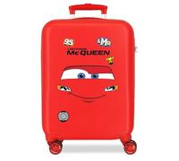 Disney Joumma Cars Mcqueen Rouge Valise Cabine Rouge 33x50x20 cm Rigide 2.35 kgs Serrure à Combinaison Latérale ABS 2.35 kgs 33L Bagage à Main