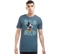 Disney Men's Regular Fit T-Shirt Bleu Petit Male