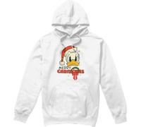 Disney - "Merry Christmas" Sweat à capuche pour homme TV4682 (M) (Blanc)