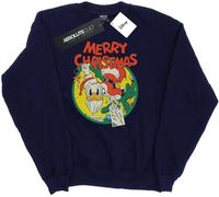 Disney - "Merry Christmas" Sweat-shirt pour femme BI28063 (XL) (Bleu marine)