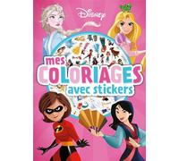 DISNEY - Mes Coloriages avec stickers - Girl Power - Collectif - Hachette Disney - broché - Document jeunesse