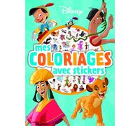 DISNEY - Mes Coloriages avec Stickers - Les Vieux Classiques Disney - Walt Disney - Hachette Disney - broché - Document jeunesse