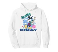 Disney Mickey And Friends Aloha Mickey Playing Ukulele Tunes Sweat à Capuche