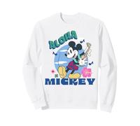 Disney Mickey And Friends Aloha Mickey Playing Ukulele Tunes Sweatshirt