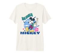 Disney Mickey And Friends Aloha Mickey Playing Ukulele Tunes T-shirt haut de gamme