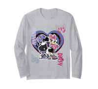 Disney Mickey And Friends Anime Style Daisy And Minnie Heart Manche Longue