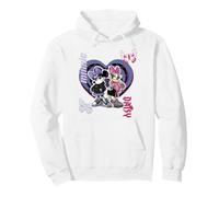 Disney Mickey And Friends Anime Style Daisy And Minnie Heart Sweat à Capuche