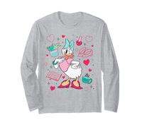Disney Mickey And Friends Daisy Duck Around Her Iconic Items Manche Longue