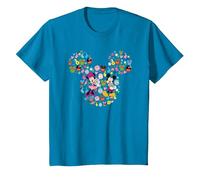 Disney Mickey And Friends Easter Mickey & Minnie Collage T-Shirt, Enfant, Saphir, 4 ans