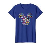 Disney Mickey And Friends Easter Mickey & Minnie Collage T-Shirt, Femme, Bleu Royal, S