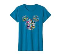 Disney Mickey And Friends Easter Mickey & Minnie Collage T-Shirt, Femme, Saphir, S