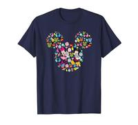 Disney Mickey And Friends Easter Mickey & Minnie Collage T-Shirt, Homme, Bleu Marine, S