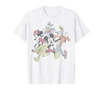 Disney Mickey And Friends Group Shot Running Portrait T-Shirt