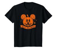 Disney Mickey and Friends Halloween Mickey Pumpkin Face T-Shirt, Enfant, Noir, 2 ans