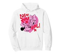 Disney Mickey And Friends Love You Pal Minnie & Daisy Heart Sweat à Capuche
