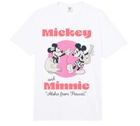 Disney Mickey And Friends Mickey & Minnie Aloha From Hawaii Comfort Colors Adult Heavyweight T-shirt