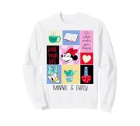 Disney Mickey And Friends Minnie & Daisy Love Your Life Sweatshirt