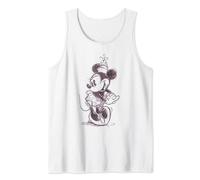 Disney Mickey And Friends Minnie Mouse Sketch Portrait Débardeur