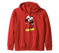 Disney Mickey And Friends Noël Mickey Plaid Portrait Sweat à Capuche