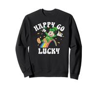Disney Mickey and Friends St. Patrick's Day Happy Go Lucky Sweatshirt