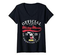 Disney Mickey And Friends The One And Only Mickey Mouse T-Shirt avec Col en V