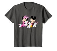 Disney Mickey and Minnie Mouse Easter Bunnies T-Shirt, Enfant, Asphalte, 12 ans