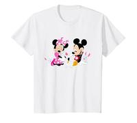 Disney Mickey and Minnie Mouse Easter Bunnies T-Shirt, Enfant, Blanc, 3 ans