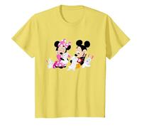 Disney Mickey and Minnie Mouse Easter Bunnies T-Shirt, Enfant, Citron, 2 ans