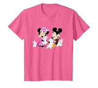 Disney Mickey and Minnie Mouse Easter Bunnies T-Shirt, Enfant, Rose Chiné, 6 ans