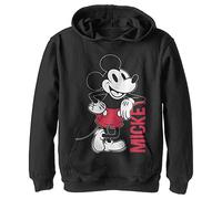 Disney Mickey Classic - Mickey Leaning YTH Hoodie Black 5/6