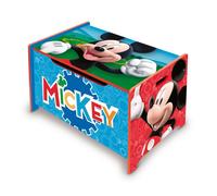 Disney Nixy Children Mickey Mouse Coffre à jouets et banc en bois