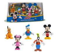 Disney Mickey, Coffret 5 Figurines 7,5 cm Articulées, 5 Personnages à Collectionner, Jouet pour Enfants dès 3 Ans, GIOCHI PREZIOSI, MCC08